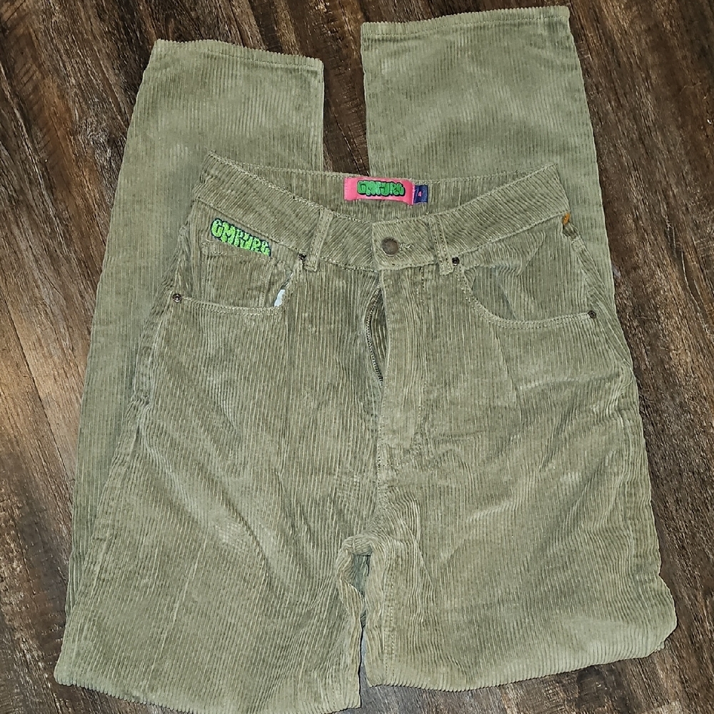 The Empyre Tori corduroy skate pants come in a "mermaid wash"